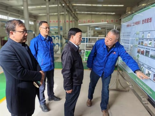 敦煌種業(yè)黨委書記、董事長劉興斌等到奧凱種機、慶和農(nóng)業(yè)公司洽談交流